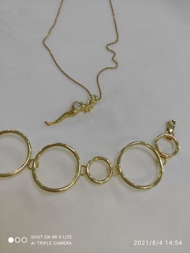 свадебное платья для беременных: Очень красивый Колье " Беременная Женщина" Италия Эксклюзив Серебро — 6