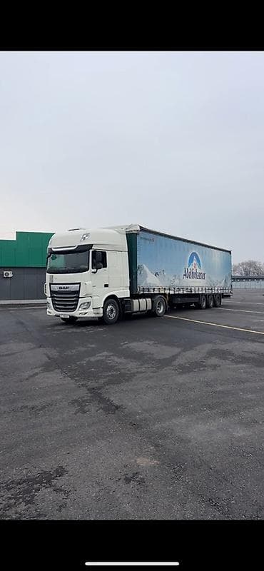 Тягач, DAF, 2019 г., Тентованный
