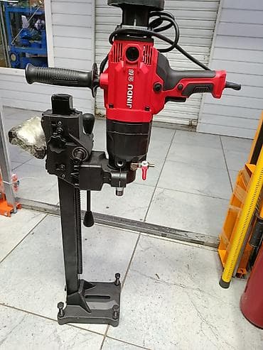 бур скважины: Алмазная сверлильная установка JINDU на стойке - Электрическая дрель — 1