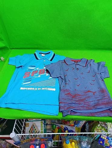 рубашка s: Футболка с воротником на мальчиков 6-8 лет в ассортименте👕 — 1