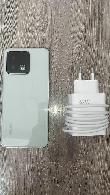 face id: Xiaomi, 13, Б/у, 256 ГБ, цвет - Зеленый, 1 SIM — 1