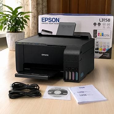 Продаю МФУ EPSON L3158 Б\У, пользовались мало печатает отлично, даже