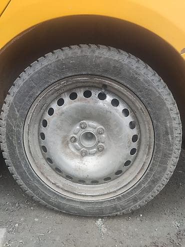 diska 13: Колеса в сборе 205 / 55 / R 16, Зима, Б/у, Комплект, Легковые, Железные, отверстий - 5 — 1