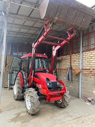 Унаа: Фронтальный погрузчик-трактор KuJe Tractor 5805 (надпись на борту) в — 2