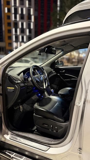 Транспорт: Hyundai Santa Fe: 2016 г., 2 л, Автомат, Дизель, Внедорожник — 7