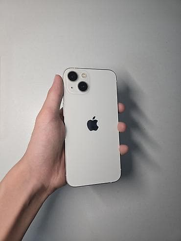 iphone 22: IPhone 13, Б/у, 128 ГБ, Старлайт, Чехол, 86 % — 2