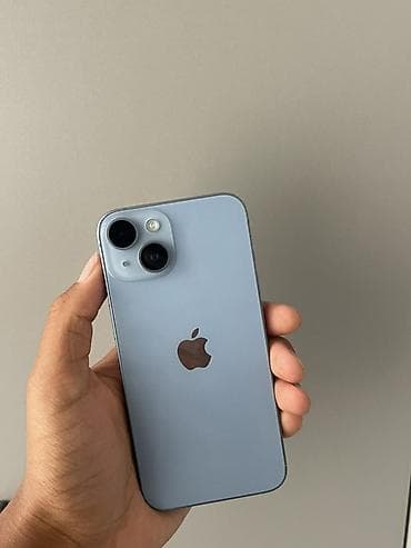 ipone x: IPhone 14, Б/у, 128 ГБ, Голубой, Коробка, 87 % — 3