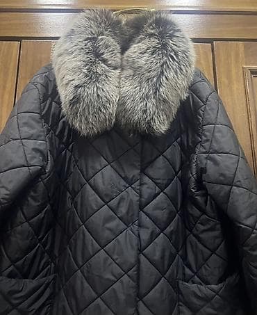 ark drops: Турецкое Стеганое утеплённое женское пальто с меховым воротником — 3