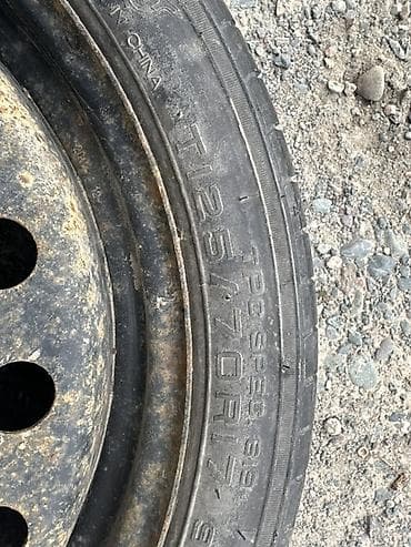 Дөңгөлөктөр монтажда 70 / R 17, Камдык, Темир, тешиктери - 5