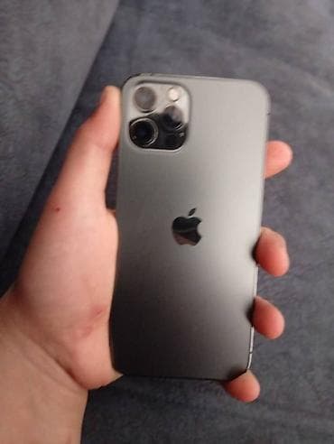 матовая пленка на телефон: IPhone 12 Pro, Б/у, 128 ГБ, Черный, Защитное стекло, Чехол, 73 % — 1