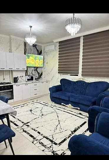 азия мол квартиры: 1 комната, 48 м², Элитка, 10 этаж, Дизайнерский ремонт — 3