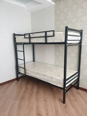 кровать двухъярусная металлическая цена: Эки кишилик керебет, Жаңы, Without a mattress, узуну - 1900 см — 3