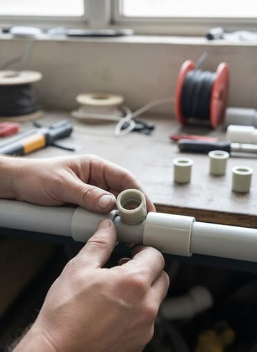 кондуктор для сверления: Белые цилиндрические втулки предназначены для использования в качестве — 1