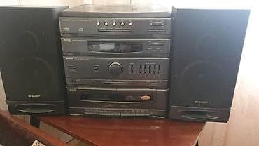 retro mp3: Стереосистема SHARP компонованного типа с двумя акустическими — 1