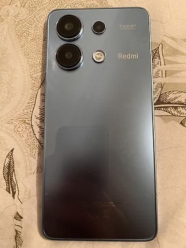 смартфон xiaomi redmi note: Redmi, Redmi Note 13, Б/у, 128 ГБ, цвет - Серый, 2 SIM — 2