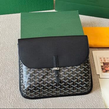 сумка для документов женская: Клатч, Материал: Комбинированный материал, Унисекс, Новый — 1