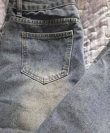 mood: Джинсы, Карго, Китай, Высокая талия, Вареные, XL — 2