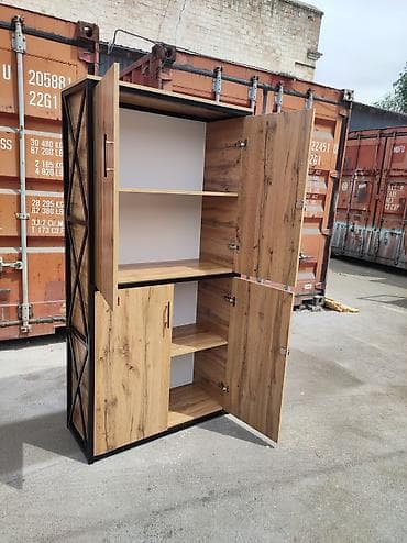 Шкаф в стиле лофт на заказ изготовим любые варианты быстро качественно at lalafo.kg Шкаф в стиле лофт на заказ изготовим любые варианты быстро качественно