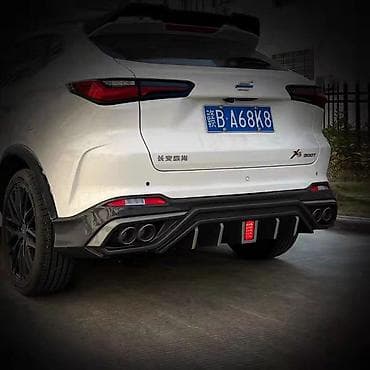 катафоты: Юбка заднего бампера Changan, цвет - Черный, Новый, Самовывоз — 2