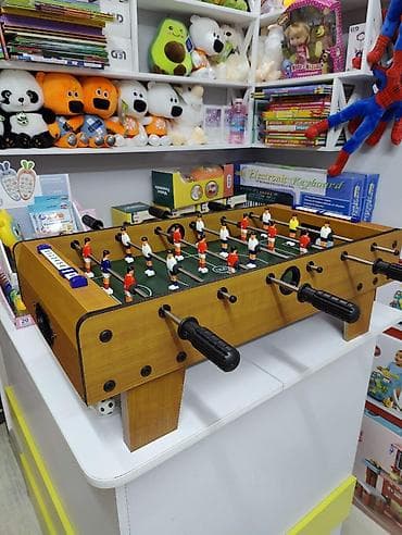 Игрушки: Настольный футбол от 2600 с, деревянный в разобранном виде в коробке — 4