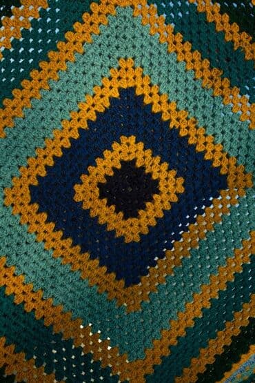 чехол кресло: Накидка на кресло. Ручная работа. Вязание крючком. Чисто-Шерстяная — 4