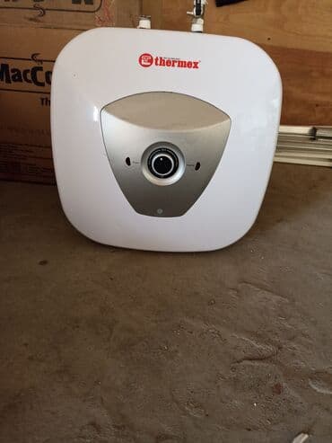 сетевой адаптер: Накопительный водонагреватель Объем бака: 15 л, Thermex, Электрический, Регулятор температуры, Б/у — 1