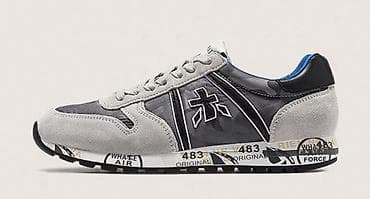 osiris d3: Кроссовки Premiata - Модель в серо‑черной гамме с камуфляжным принтом — 2