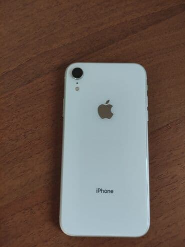 айфон 11 цена бишкек бу: IPhone Xr, Колдонулган, 64 ГБ, Ак, Каптама, 74 % — 1