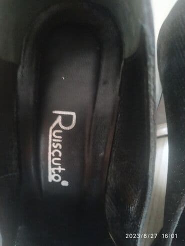 фирменная обувь из италии: Туфли натуральная кожа и замша,37 размер,Турция.Надето один раз — 5