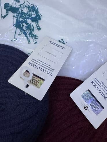 шапки george: Мужской головной убор, Us Polo Assn, Новый, цвет - Синий, Самовывоз — 4