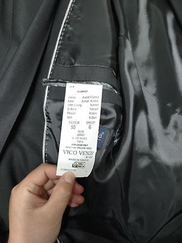 Костюмдар: Мужской классический костюм Vico Venzi (Slim Fit) Костюм новый — 3
