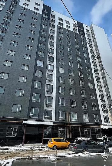 2 комнаты, 43 м², Пишпек Элитка, 13 этаж, ПСО (под самоотделку)