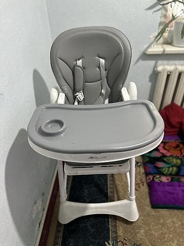 Стульчик для кормления, Б/у, Skillmax, Пластик, Другой вид, цвет - Серый