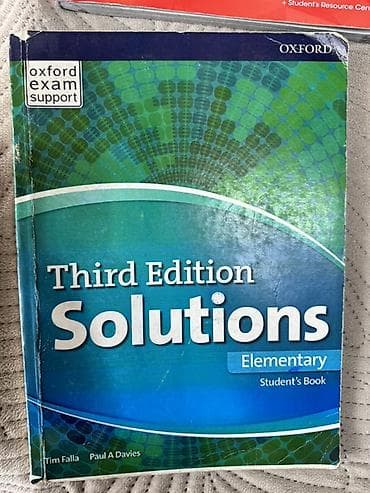 языки: Solutions Third Edition Elementary (Oxford) — комплект из двух книг — 2