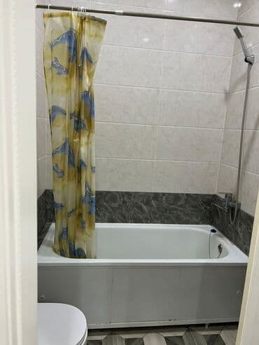 бишкек квартира ночь: 1 комната, Душевая кабина, Постельное белье, Кондиционер — 7