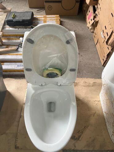 установка унитаза цена: Унитаз Полго орнотуу, Жаңы, Материалы: Керамика — 3
