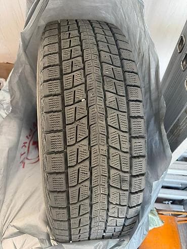 бир: Шиналар 225 / 65 / R 17, Кыш, Колдонулган, Комплект, Жеңил унаалар, Dunlop — 1