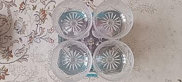 фужеры для шампанского: Набор из 4 стеклянных вазочек на ножке. - Материал: прозрачное — 2