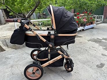 детские коляски zippy type 1: Коляска, Другой бренд, цвет - Черный, Б/у — 1