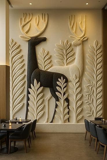 Сүрөттөр жана портреттер: Авторские барельефы и 3D-панно для интерьеров и фасадов - Разработка — 3