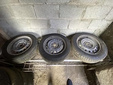 diski kg: Колеса в сборе 195 / 60 / R 15, Лето, Б/у, Легковые, Железные, отверстий - 5 — 1