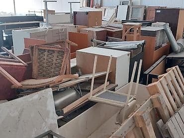 Мебельные гарнитуры: Комплект офисной мебели, Б/у, Тумба, ДСП, Платная доставка, цвет - Коричневый — 9