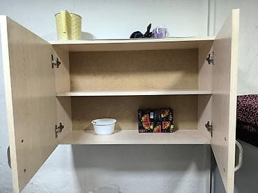 угловой кухонный: Кухонный шкаф, Б/у, Навесной, Без мойки, ЛДСП — 2