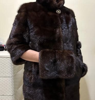 tech fleese: Норковая шуба в хорошем состоянии. Размер 46-48 — 3
