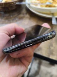 IPhone X, Б/у, 256 ГБ, Черный, Зарядное устройство, 100 %