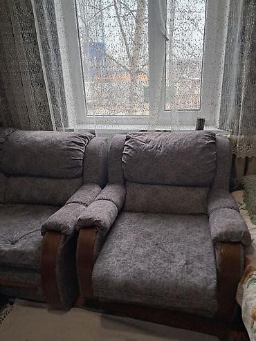 Комплект мягкой мебели, Б/у