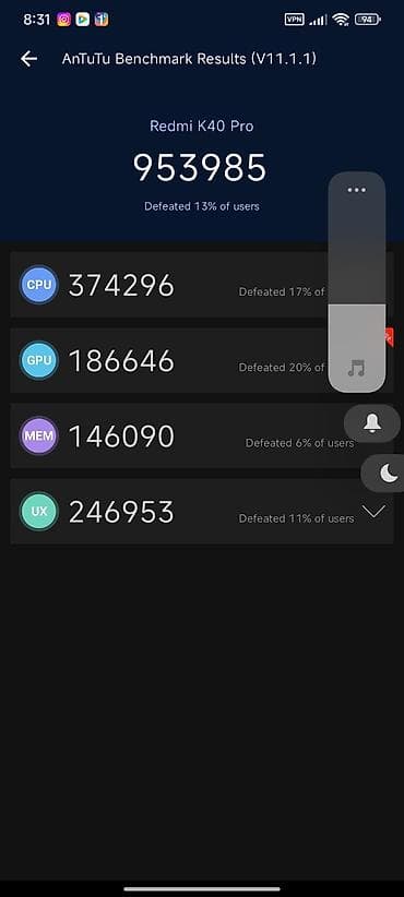 i paid: Redmi, Redmi K40 Pro, цвет - Черный — 2
