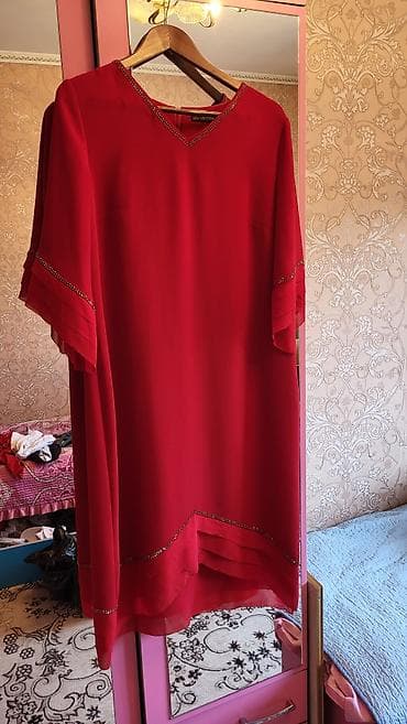 devit 3: Вечернее платье, С рукавами, Камни, 3XL — 3