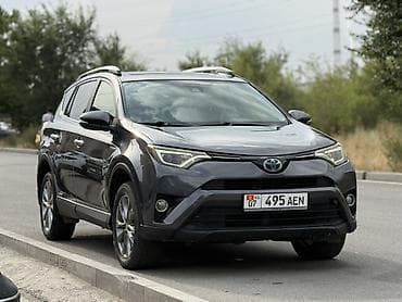 Toyota RAV4: 2017 г., 2.5 л, Вариатор, Гибрид, Кроссовер at lalafo.kg Toyota RAV4: 2017 г., 2.5 л, Вариатор, Гибрид, Кроссовер