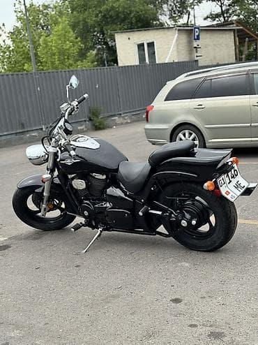 бак на мотоцикл: Классический мотоцикл Suzuki, 800 куб. см, Бензин, Взрослый, Б/у — 4